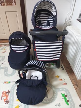 3kombinacia petite&mars go navy stripes, petite&mars,petite&mars go