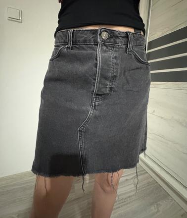 Rifľová sukňa h&m, h&m,m