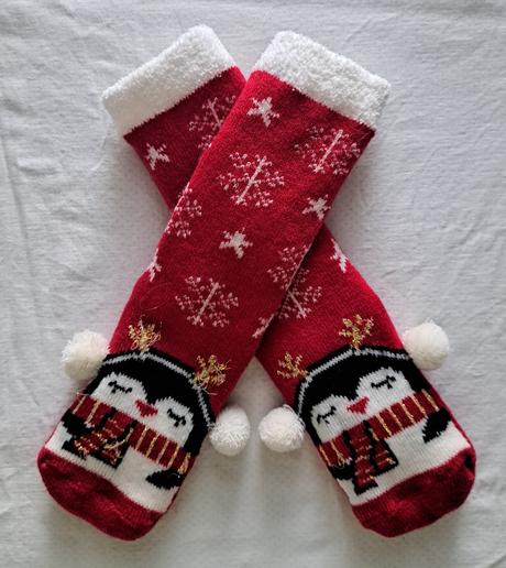 Ponožky zateplené "tučniak" 32-35, 32