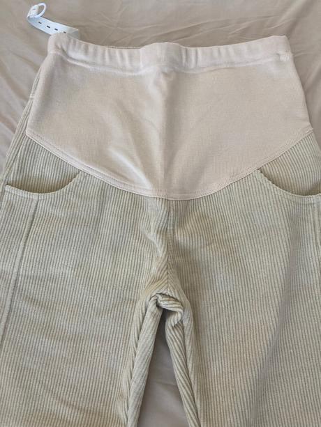 Tehotenske rifle jeansy zateplene, m