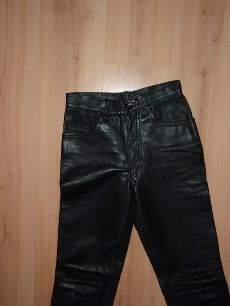 Nohavice kožene č.27 -(prava koza ) malo použ., s