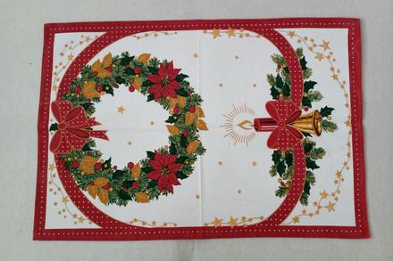 Starý vianočný obrus 62x42,