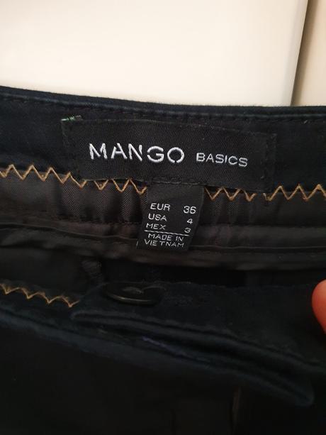 Elegantbe nohavice, mango,36