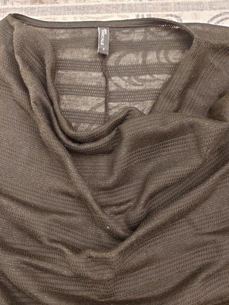 Top s netopierím rukávom, voľnejší strih, m