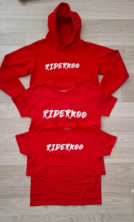 Riderkoo oblečenie, ruksak, čiapka,