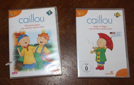 Caillou - kája - 2x dvd v nemčine /angličtine, 