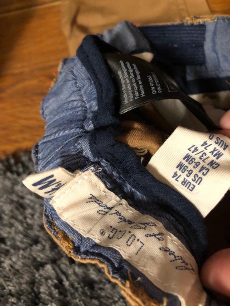 Nohavice h&m, h&m,74