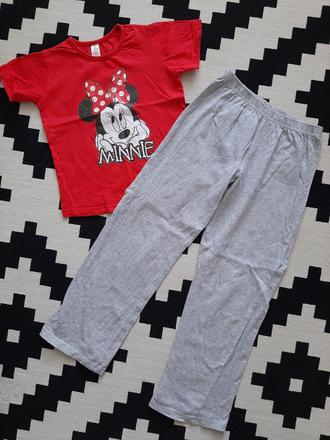 Pyžamko z tenšej bavlny aj na leto 7-8r, 9-10r., disney,134