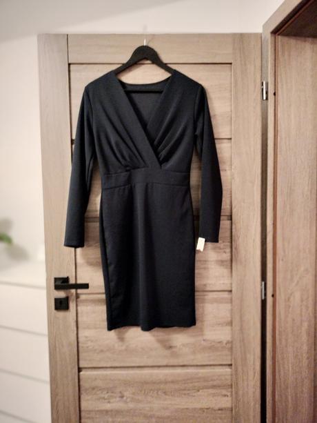 Šaty tmavomodré / old money style, 38