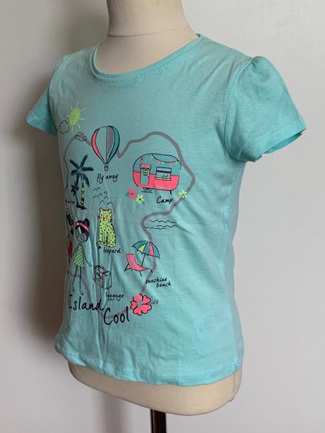 Pepco tyrkysové tričko s aplikáciu, pepco,122