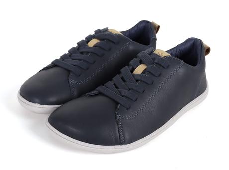 Stitch & walk - kožené tenisky tmavomodré, 36 - 47