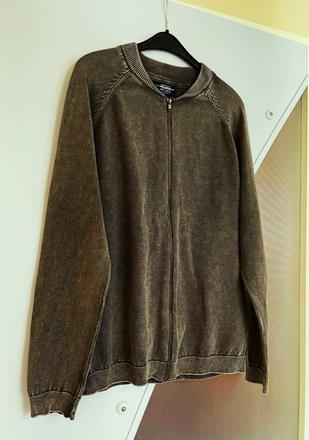 Športový vintage sveter, pull&bear,l