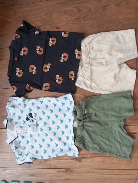 2ks kratke nohavice lindex + 2 tricka, 68–80