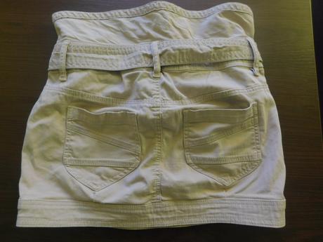 Bezova sukna so zahnutym pasom 34/uk6, bershka,s