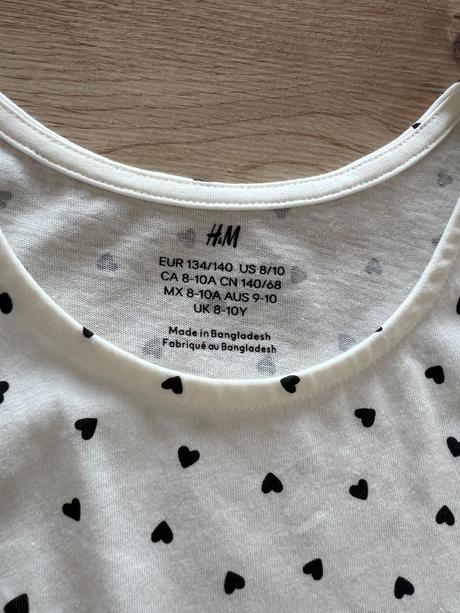 Dievčenské šaty, h&m,134