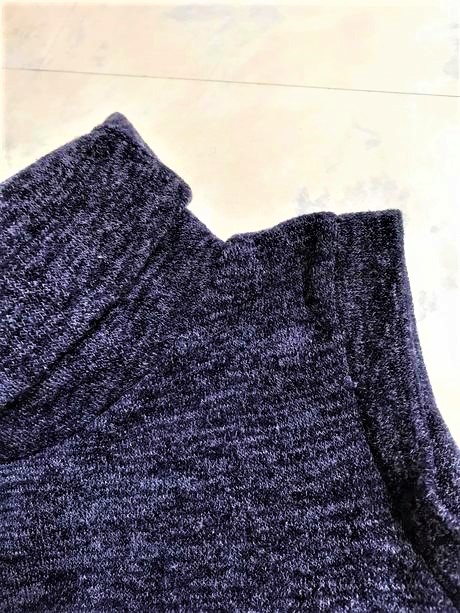 Teplá vlnená šatová sukňa, s