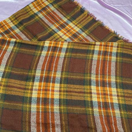 Károvaný oranžovo-hnedý šál, h&m