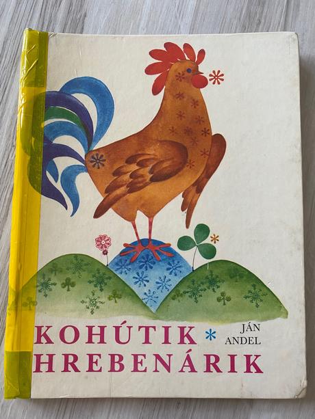 Krásna stará kniha kohútik hrebenárik 1978,