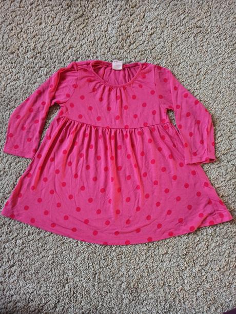 Bodkované šaty, h&m,80