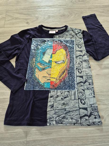 Tričko avengers s meniacim obrázkom 152/158, desigual,152