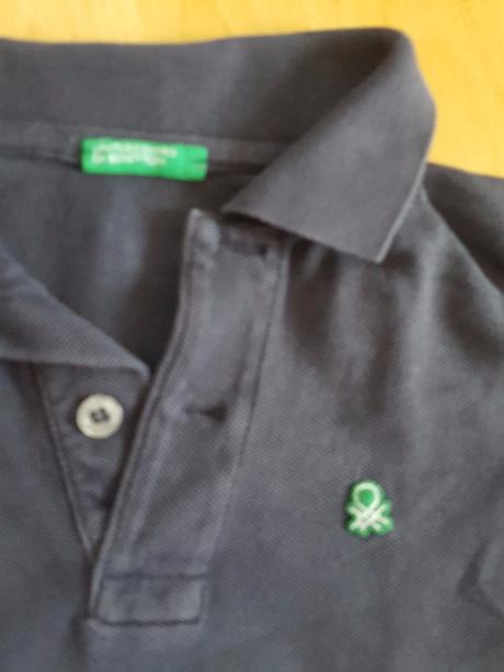 Modre tricko, benetton,80