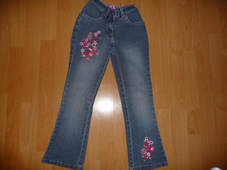 Vyšívané rifle x-mail na 6-7 rokov, 122