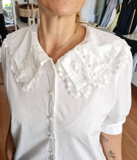 Blúzka s výrazným golierom, l