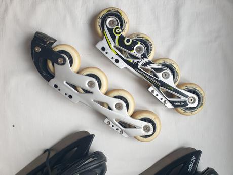 2 in 1 nastaviteľné korčule worker olaff, 35