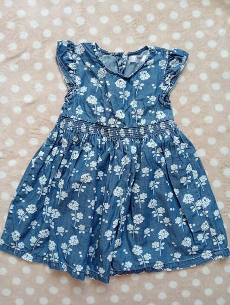 Letné riflové šaty, bonprix,98