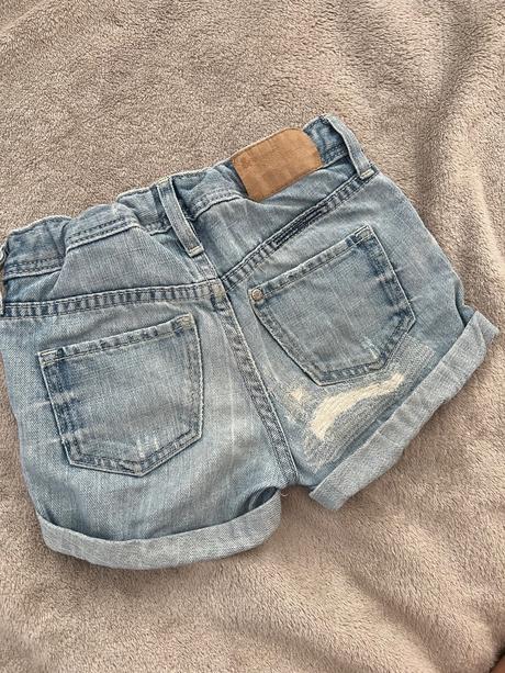 H&m riflove kraťasy vel. 92, denim co,92