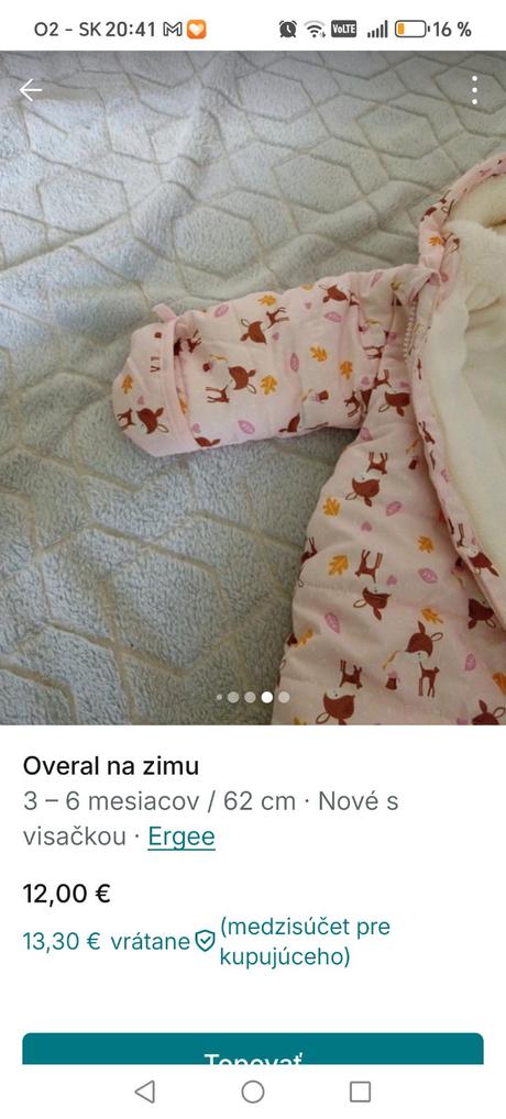 Zimný overal, ergee,62