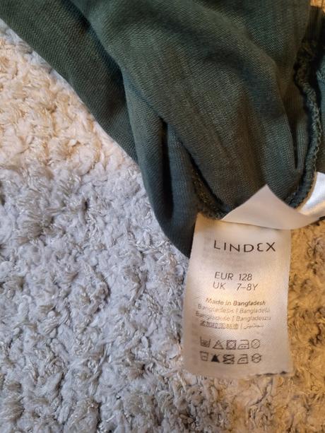Tričko s dlhým rukávom lindex zelené, lindex,128