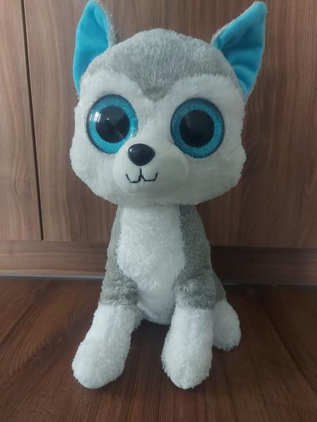 Velky plysovy husky 45 cm ty beanie, 