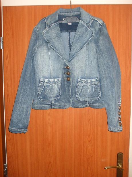 Riflový kabátik /sako, l