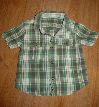 Kockovana kratkorukavova, mothercare,92