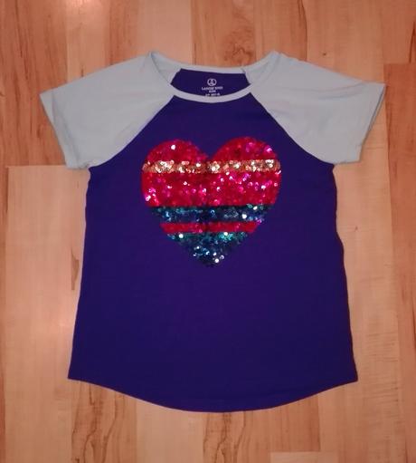 Tricko s glitrami zn. lands' end kids, 134