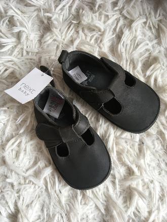 Nové koženné next topánočky, next,18