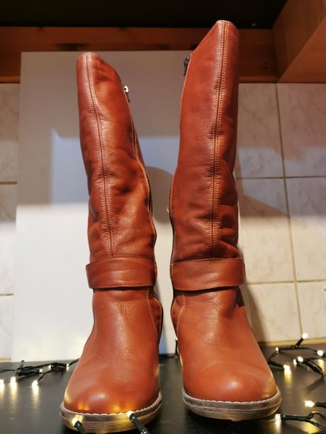 Vysoké kožené čižmy, 38