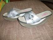 Strieborne slapky velkost 39, baťa,39