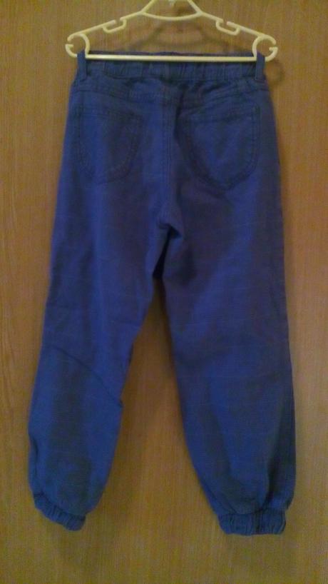 Fialové nohavice , h&m,116