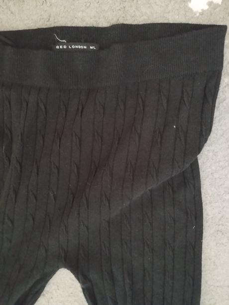 Čierne pančuchy bez stopy m/l, m