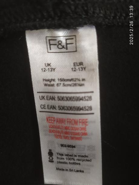 Legíny 12-13 rokov, f&f,152