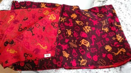 Šatka natibaby funny creatures fire 7, natibaby