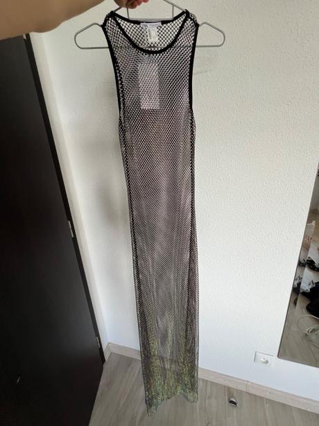 Nové zara sieťkované šaty, zara,s