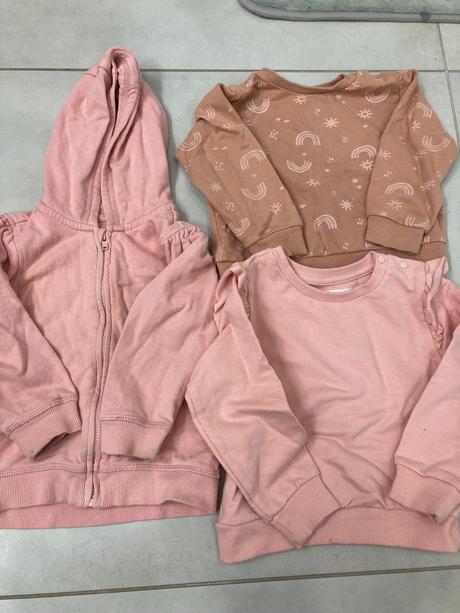 Mikiny 3ks, h&m,80