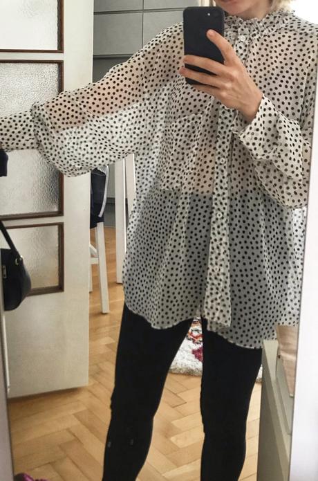 Oversize bluzka zara, zara,xs