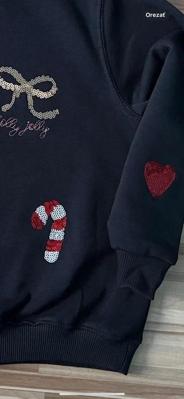 V. 110/116 h&m nová veľmi pekná tmavomodrá mikinka, h&m,110 / 116
