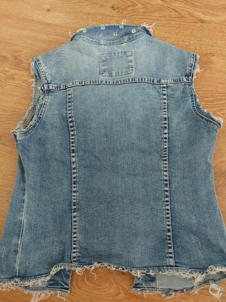 Vybíjaná riflová vesta, s.oliver,xs