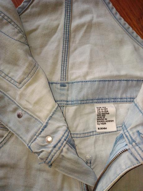 Riflové šortky, denim,152