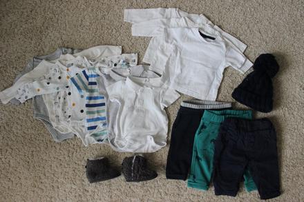 Balík oblečenia 50/56/62, 50–62